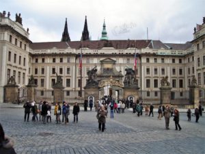 Porta dos Gigantes, entrada do Castelo de Praga